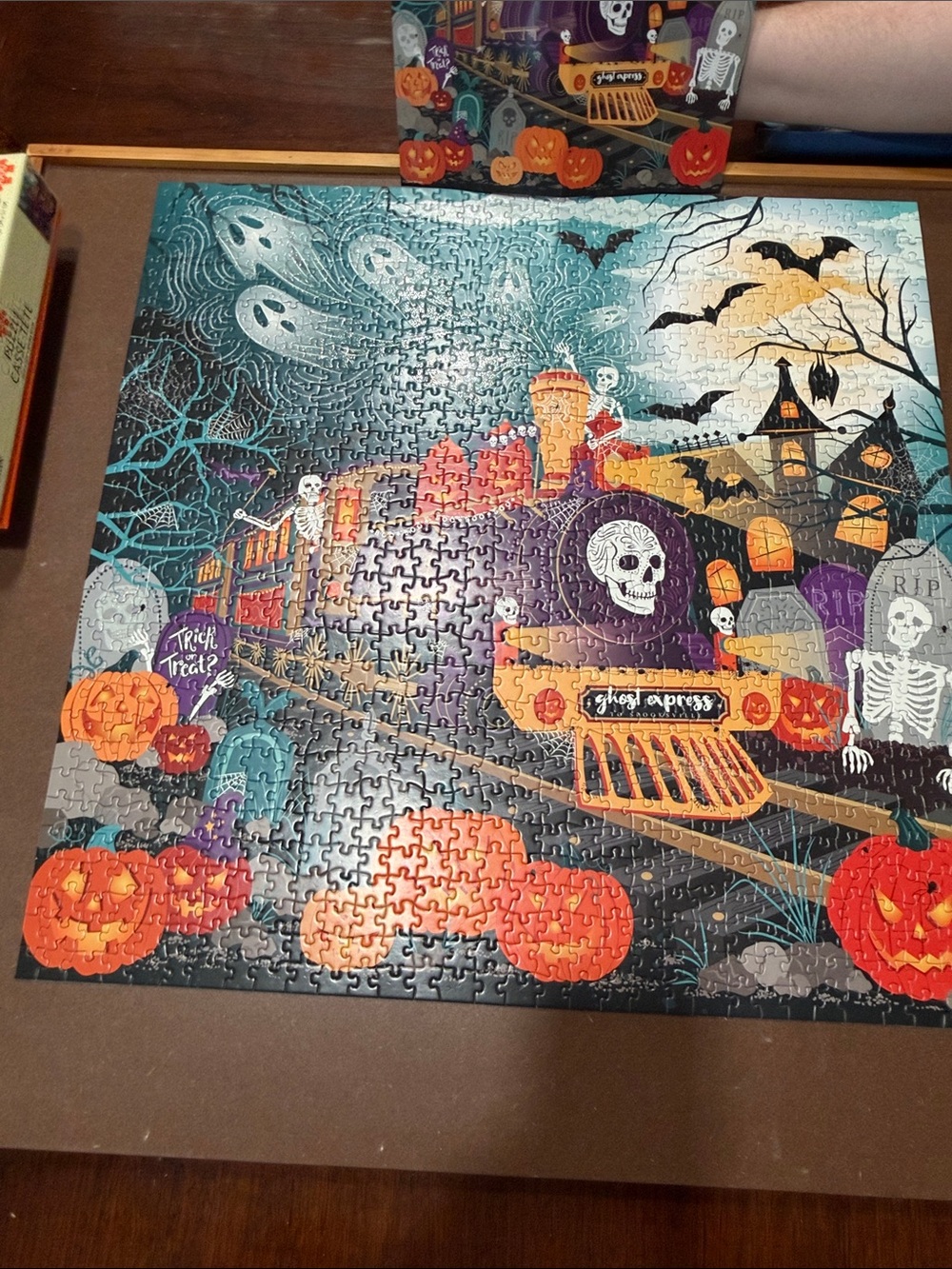 Halloween Ghost Train Jigsaw Puzzle